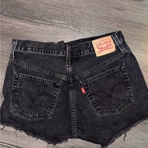 Levi's Women's Dark Denim Jean Shorts
